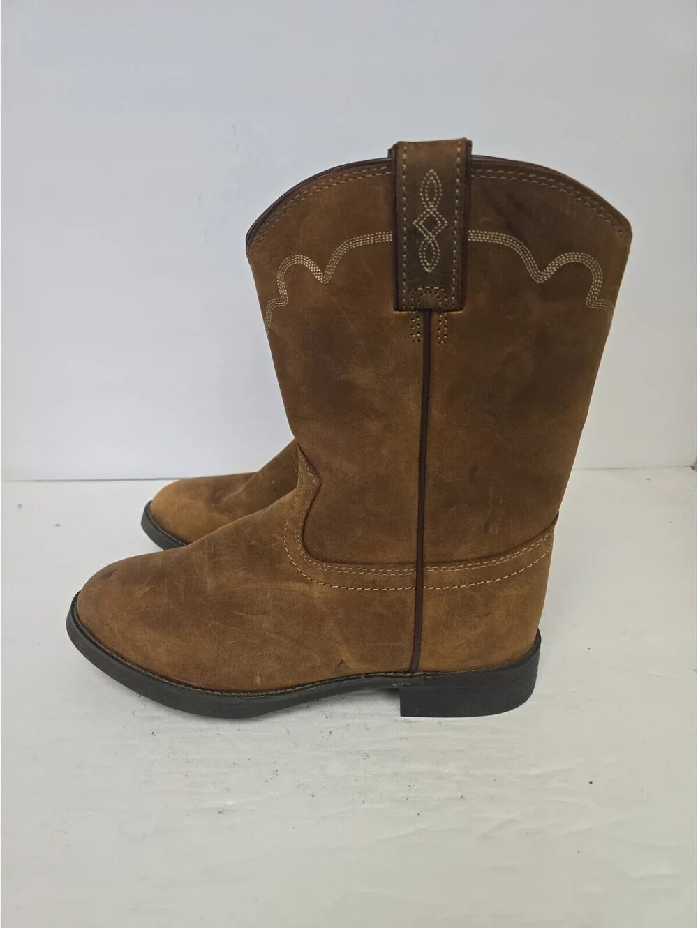 Justin Men's 3902 Jeb Roper Apache Stampede Soft Toe Boot Tan Size 9D
